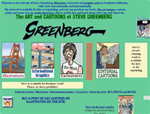 Tablet Screenshot of greenberg-art.com